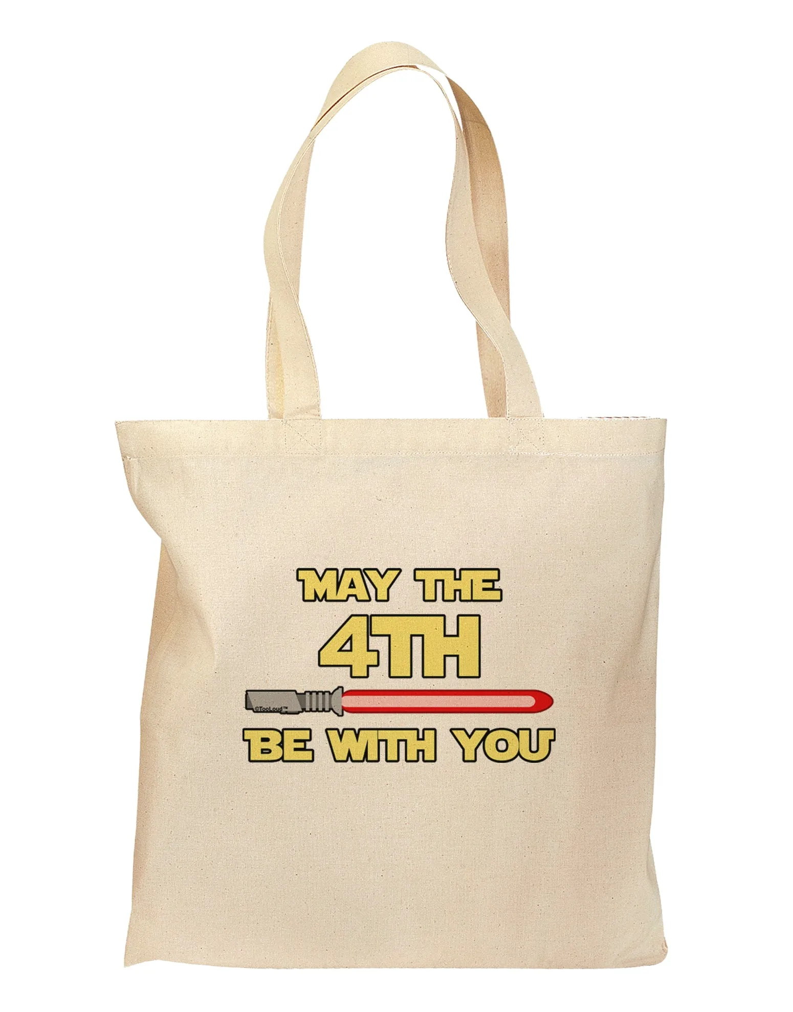4th Be With You Beam Sword Grocery Tote Bag by TooLoud