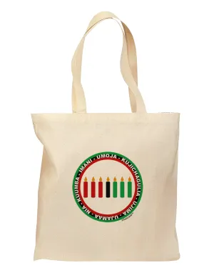 7 Principles Circle Grocery Tote Bag
