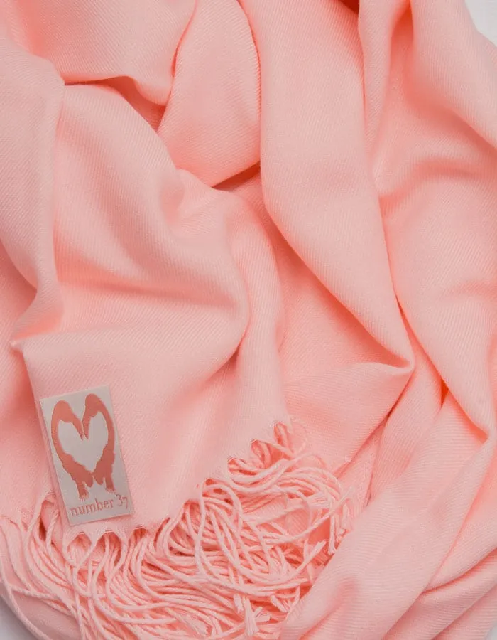 Apple Blossom Pink Pashmina