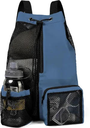 BeeGreen Drawstring Backpack for Men Women Athletic Gym Sports Workout Beach Swim 