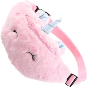 BESPORTBLE Fashionable Boys and Girls Chest Bag Unicorn Pouch Plush Material Waist Bag for Toddlers Cross Body Pouch Children's