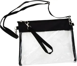 BESPORTBLE Summer Casual Transparent Pvc Purse Large Capacity Single Shoulder Bag Crossbody Bag for Women
