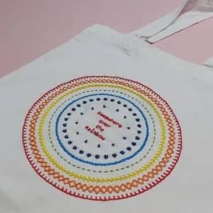 Betty Stitch Sampler Tote Bag