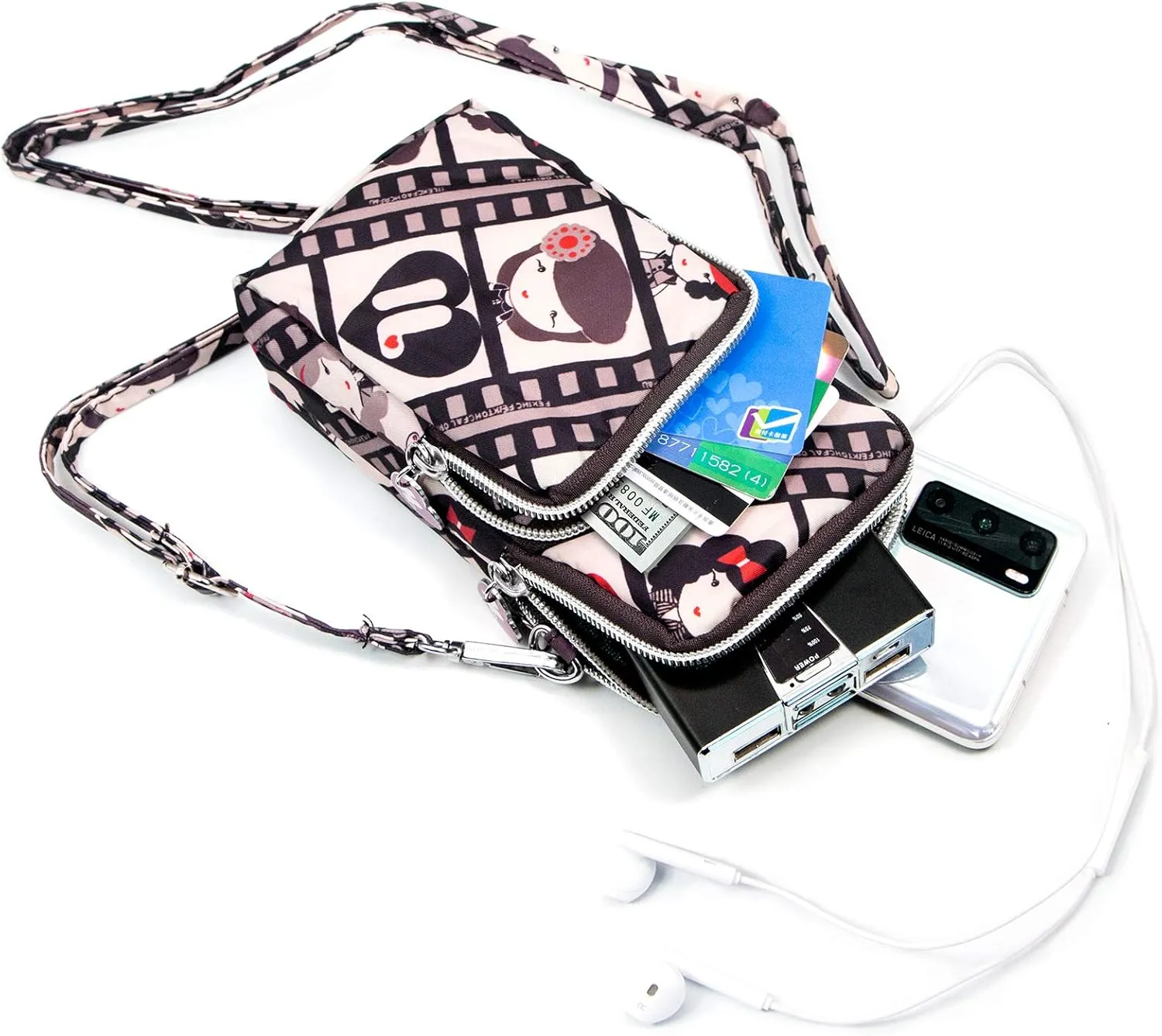 BIAOTIE Lightweight Small Crossbody bags Cell Phone Purses Travel Pouch Shoulder Bag for Women