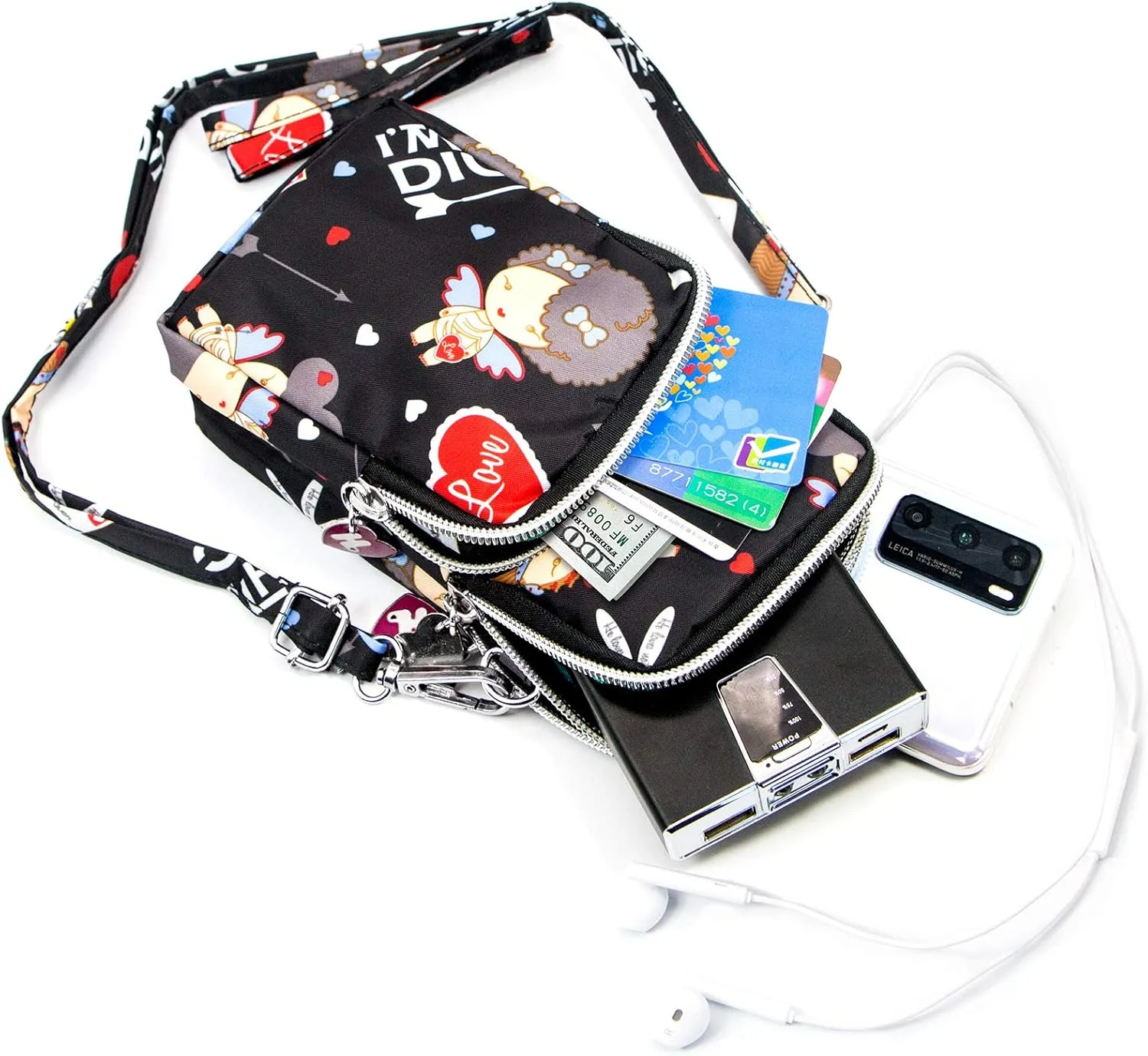 BIAOTIE Lightweight Small Crossbody bags Cell Phone Purses Travel Pouch Shoulder Bag for Women