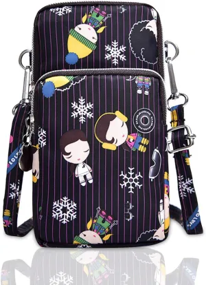 BIAOTIE Lightweight Small Crossbody bags Cell Phone Purses Travel Pouch Shoulder Bag for Women