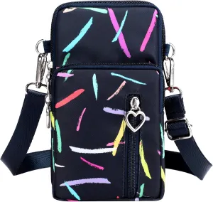 BIAOTIE Lightweight Small Crossbody bags Cell Phone Purses Travel Pouch Shoulder Bag for Women