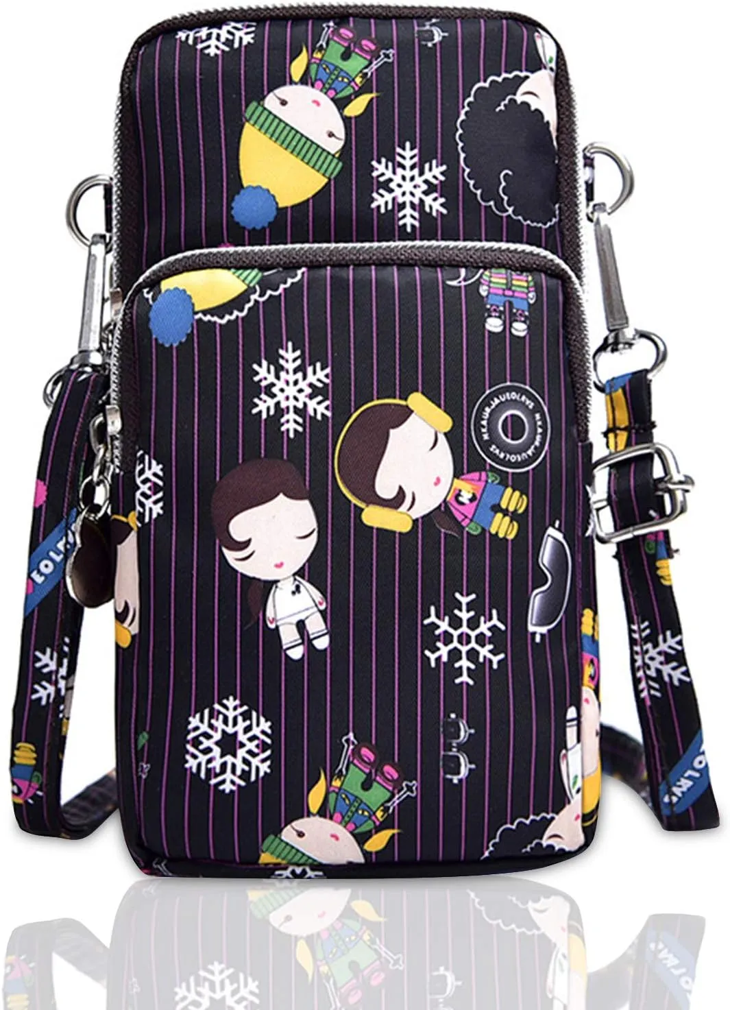 BIAOTIE Lightweight Small Crossbody bags Cell Phone Purses Travel Pouch Shoulder Bag for Women
