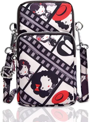 BIAOTIE Lightweight Small Crossbody bags Cell Phone Purses Travel Pouch Shoulder Bag for Women