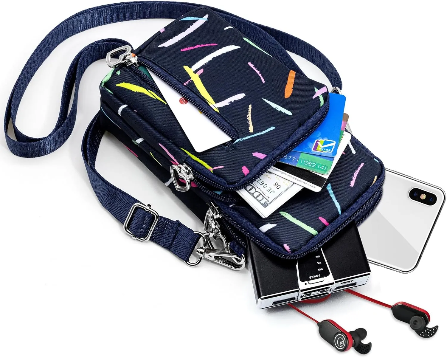 BIAOTIE Lightweight Small Crossbody bags Cell Phone Purses Travel Pouch Shoulder Bag for Women