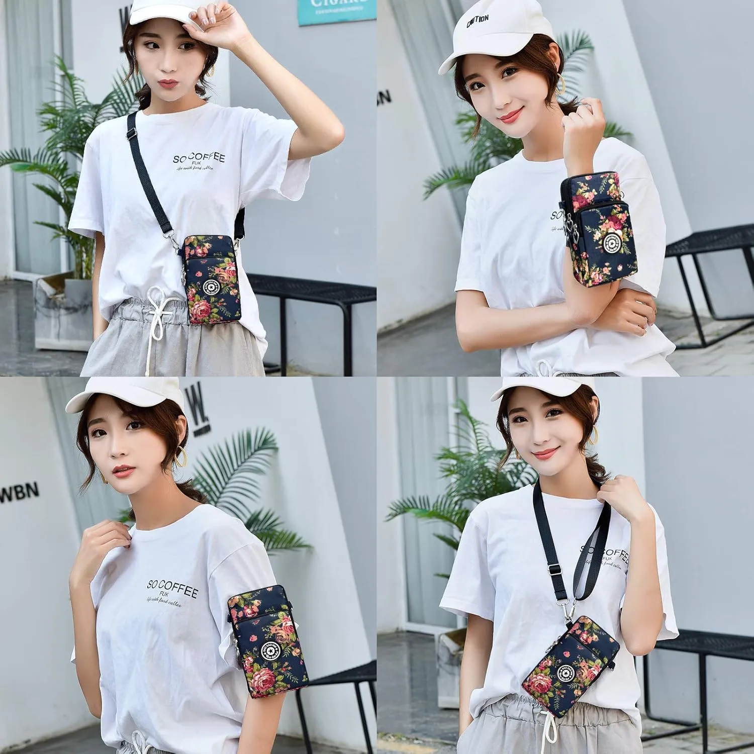 BIAOTIE Lightweight Small Crossbody bags Cell Phone Purses Travel Pouch Shoulder Bag for Women