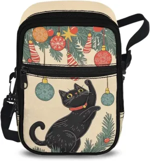 Canvas Crossbody Bags Multi Position Back Pack Waist Packs Cross Body Fanny Pack with Adjustable Strap Gifts