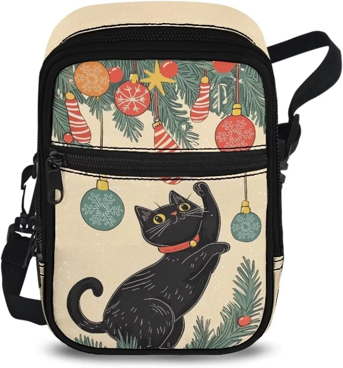 Canvas Crossbody Bags Multi Position Back Pack Waist Packs Cross Body Fanny Pack with Adjustable Strap Gifts