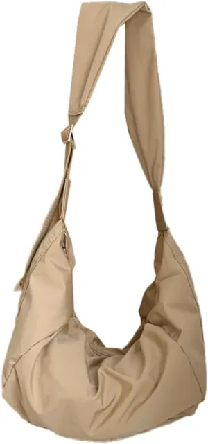 Canvas Hobo Crossbody Shoulder Tote Bag for Women Multi-pocket Casual Purse Messenger Bags Travel Work