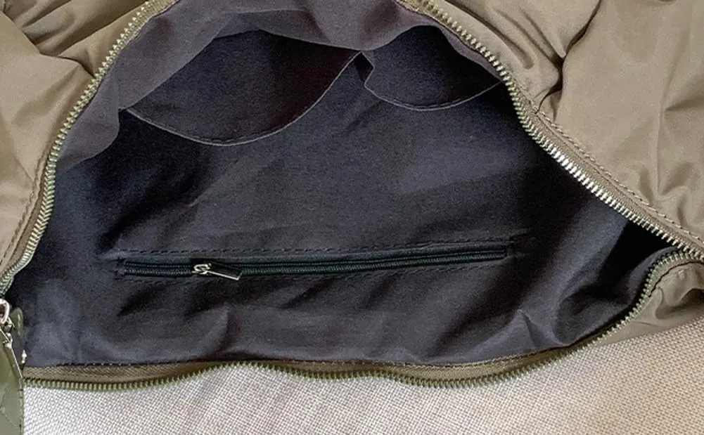 Canvas Hobo Crossbody Shoulder Tote Bag for Women Multi-pocket Casual Purse Messenger Bags Travel Work