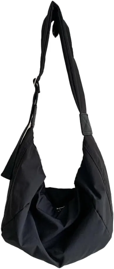 Canvas Hobo Crossbody Shoulder Tote Bag for Women Multi-pocket Casual Purse Messenger Bags Travel Work