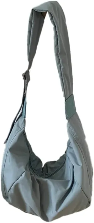 Canvas Hobo Crossbody Shoulder Tote Bag for Women Multi-pocket Casual Purse Messenger Bags Travel Work