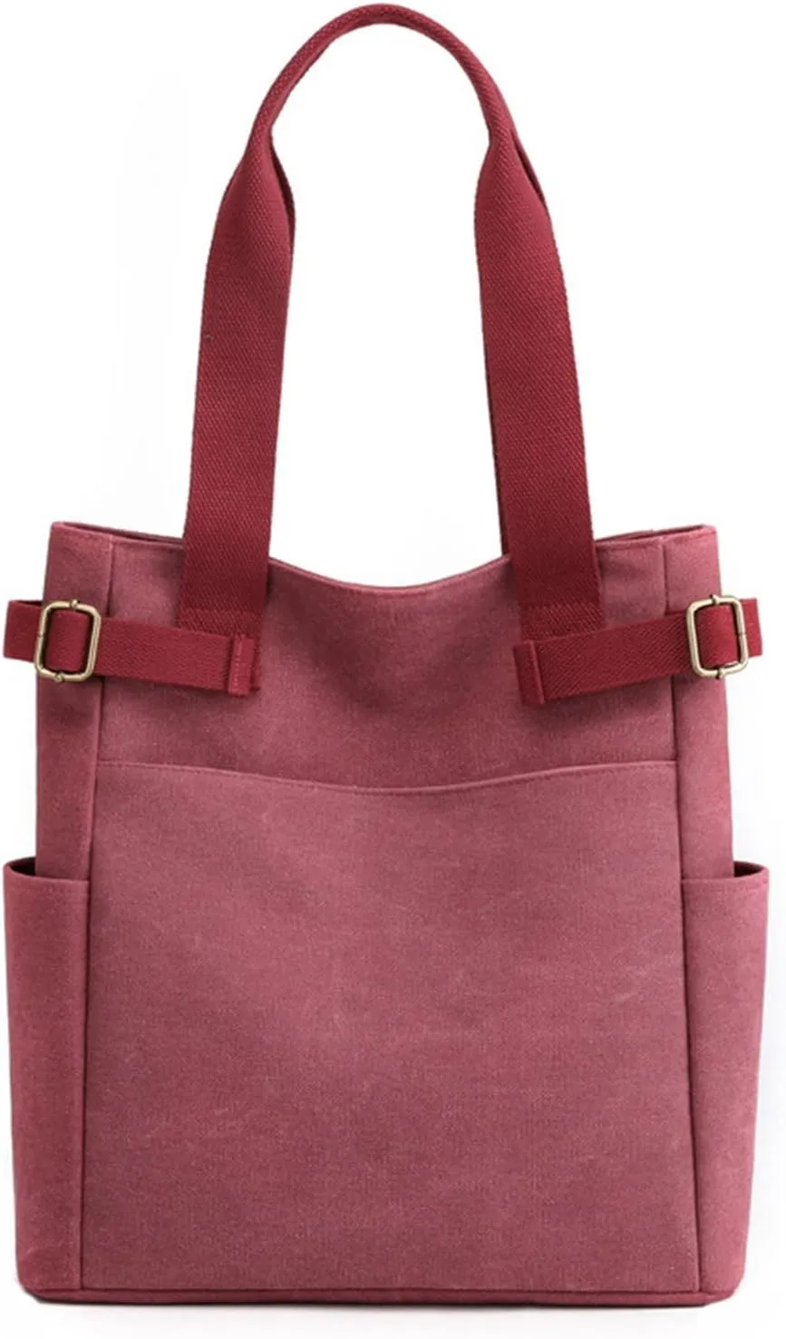 Canvas Tote Bag for Women With Pockets,Large Canvas Tote Bag With Zipper And Compartments Crossbody Work Tote Bag Fall Shoulder Bag Satchel Hobo Bag Messenger Bag For Everyday Shopping Travel (B)