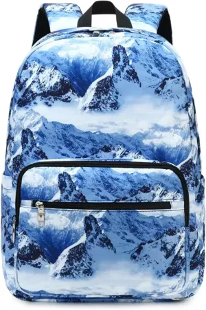 Caoroky knight 15.6 inch Laptop Backpack Women Men Waterproof Work Business Rucksack Anti Theft Travel Backpacks Causal Daypack Large School College Bookbag for Teens Girls Student-Blue