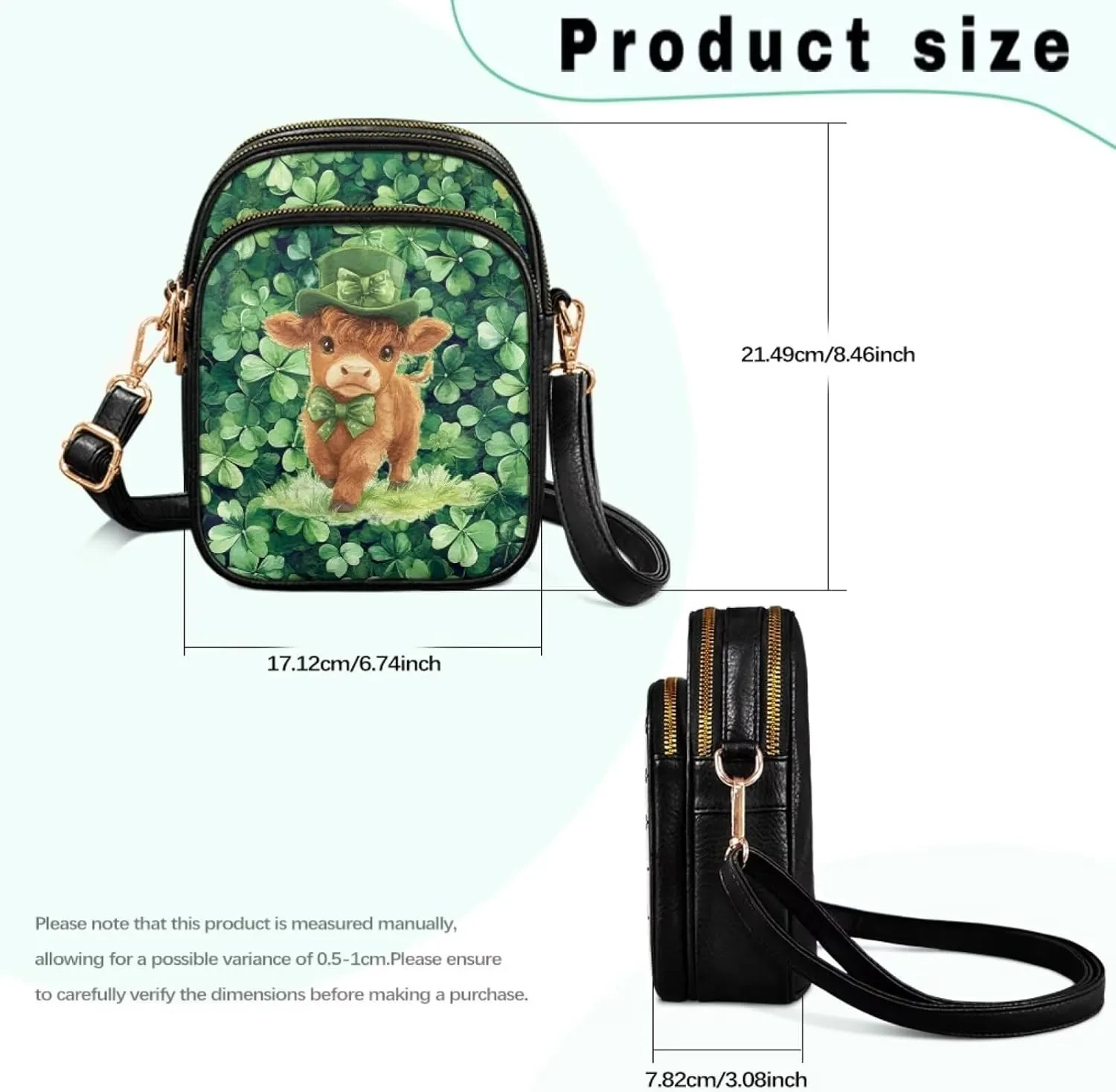 Coldinair Crossbody Shoulder Bags for Women Ladies Leather Crossbody Purse Small Sling Bag Handbags Clutch Purse