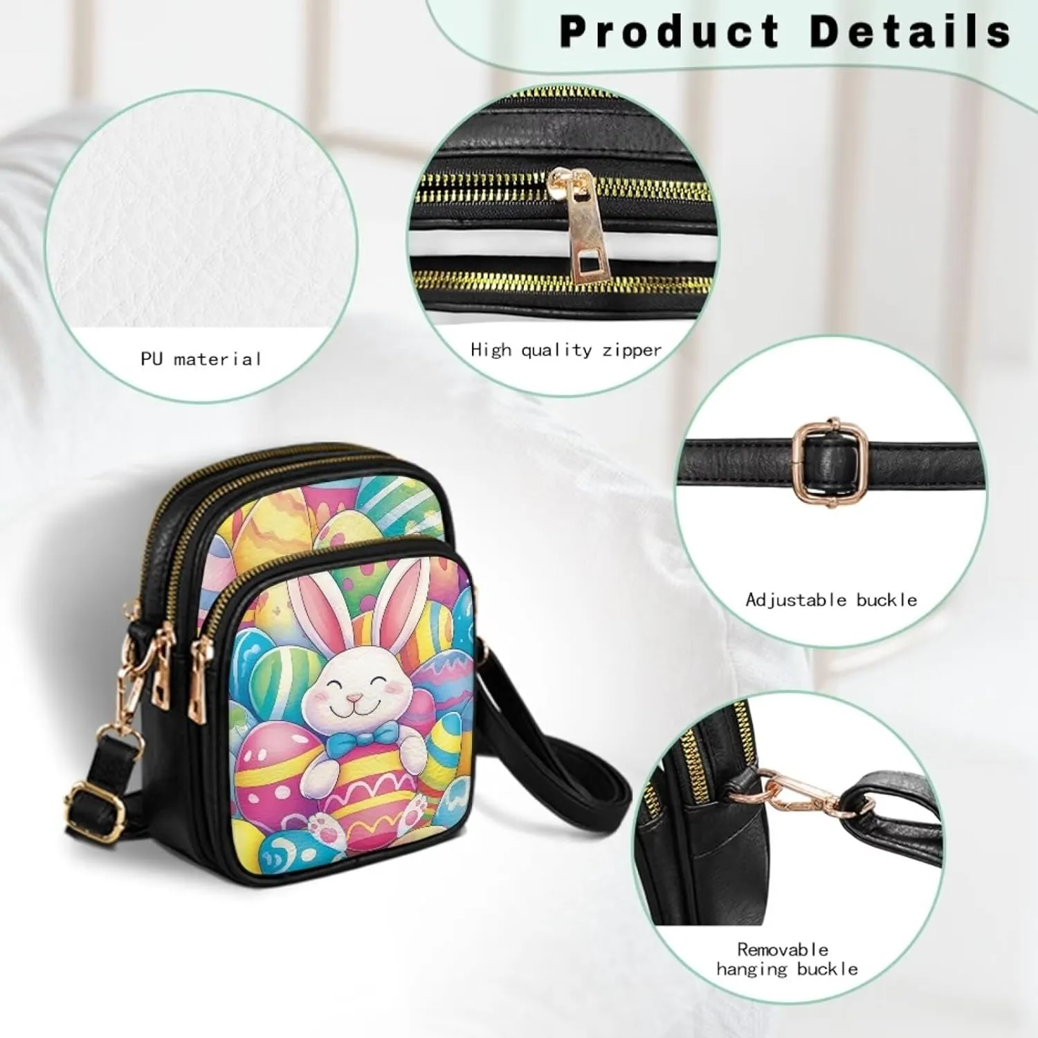 Coldinair Crossbody Shoulder Bags for Women Ladies Leather Crossbody Purse Small Sling Bag Handbags Clutch Purse