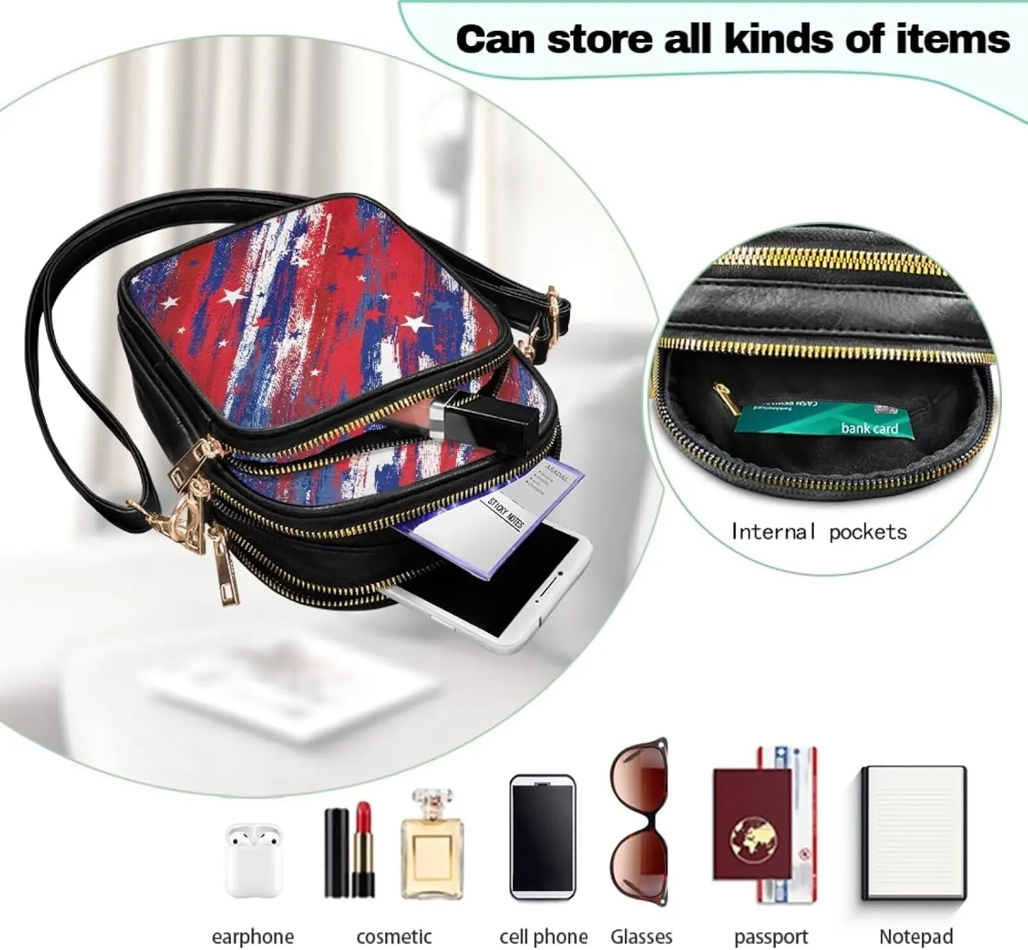 Coldinair Small Crossbody Bags Shoulder Handbag for Women Lightweight Crossbody Purses for Everyday & Travel