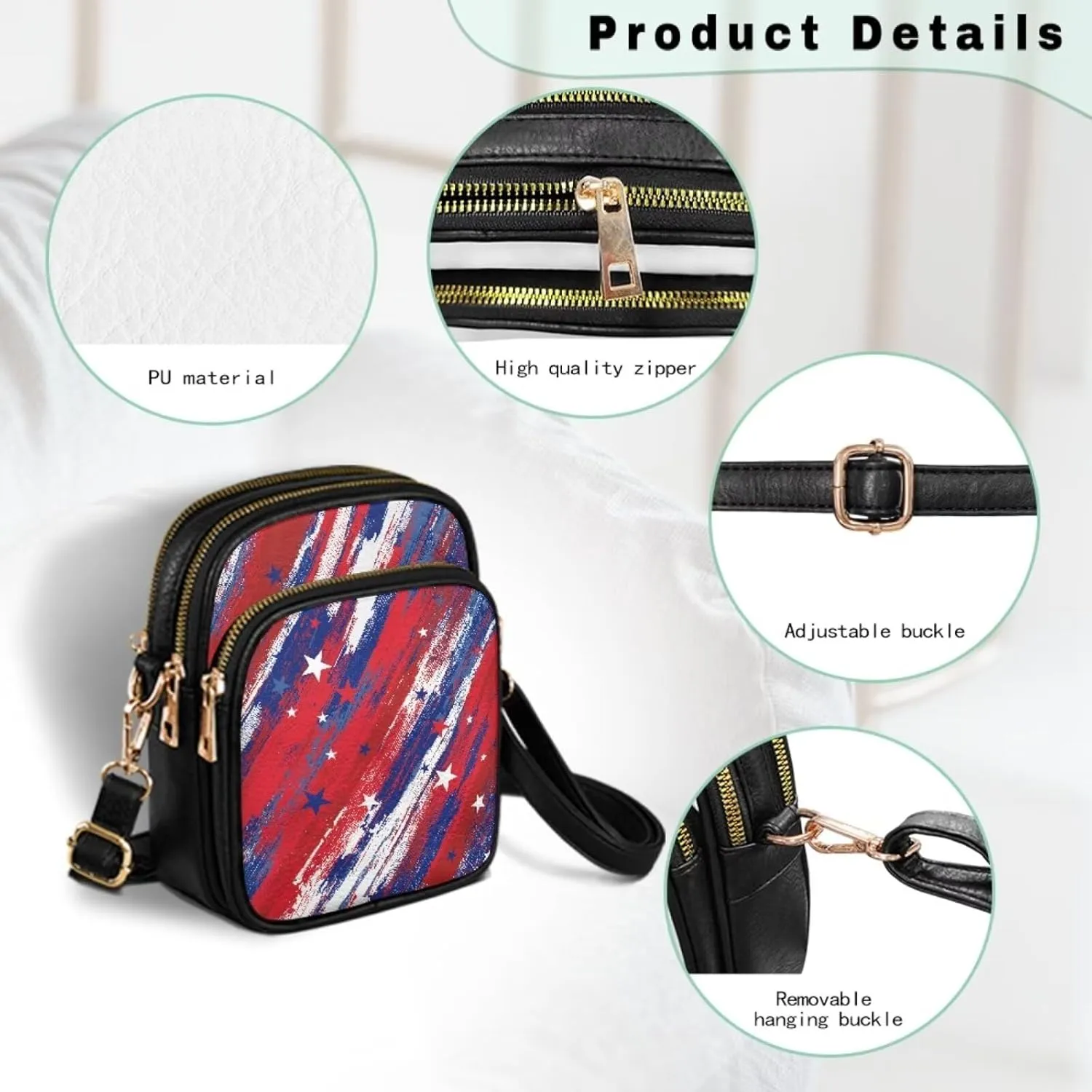 Coldinair Small Crossbody Bags Shoulder Handbag for Women Lightweight Crossbody Purses for Everyday & Travel