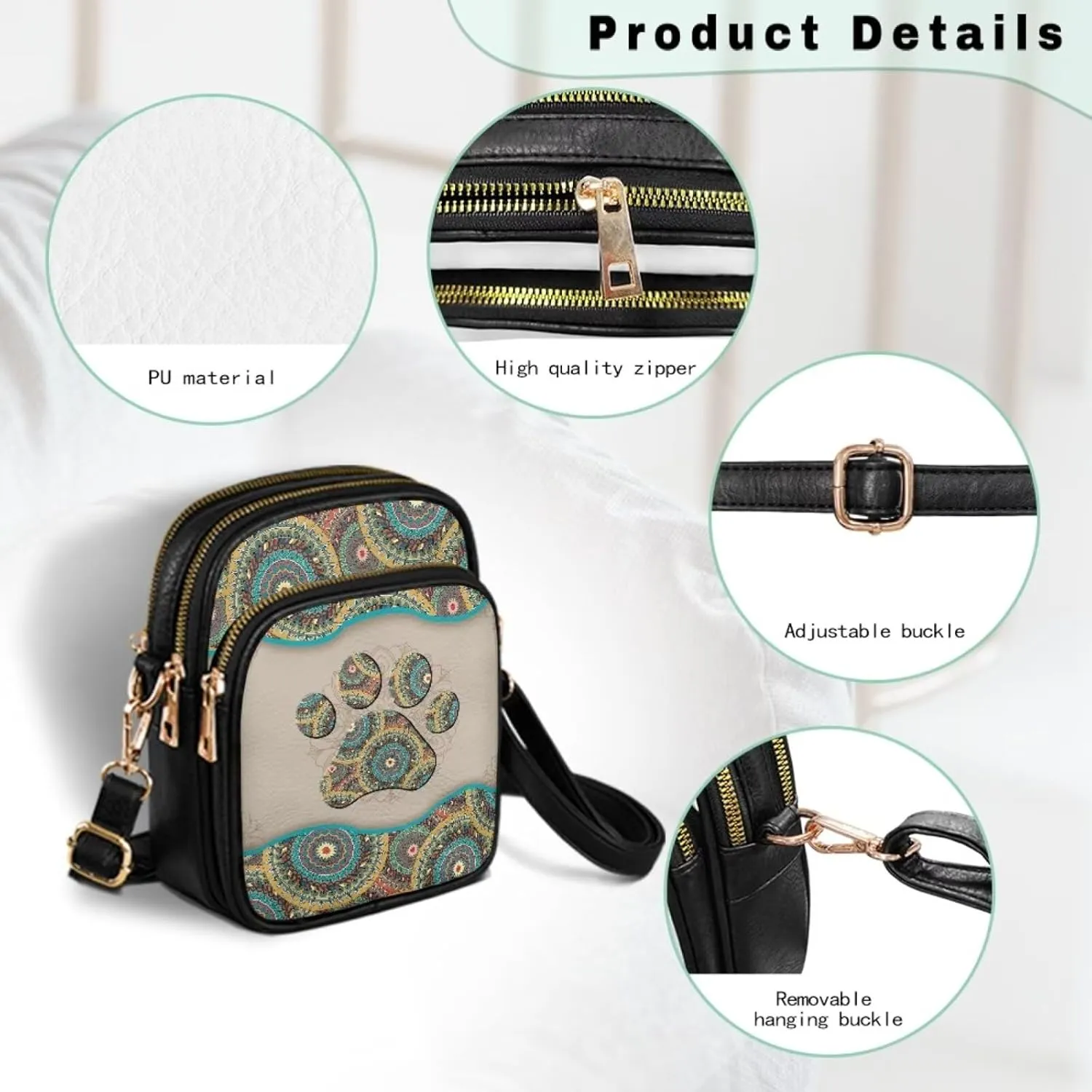 Coldinair Small Crossbody Bags Shoulder Handbag for Women Lightweight Crossbody Purses for Everyday & Travel