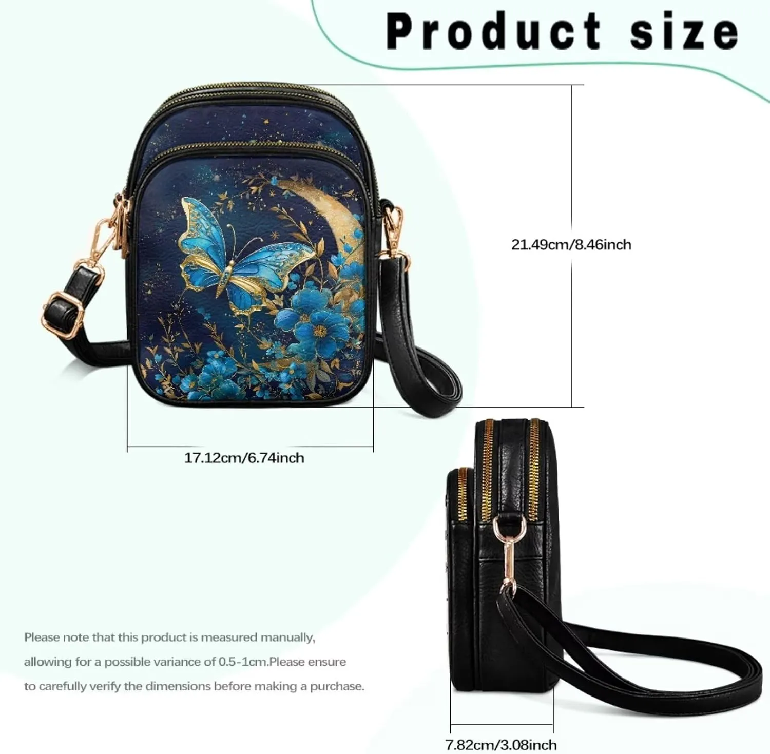 Coldinair Small Crossbody Bags Shoulder Handbag for Women Lightweight Crossbody Purses for Everyday & Travel