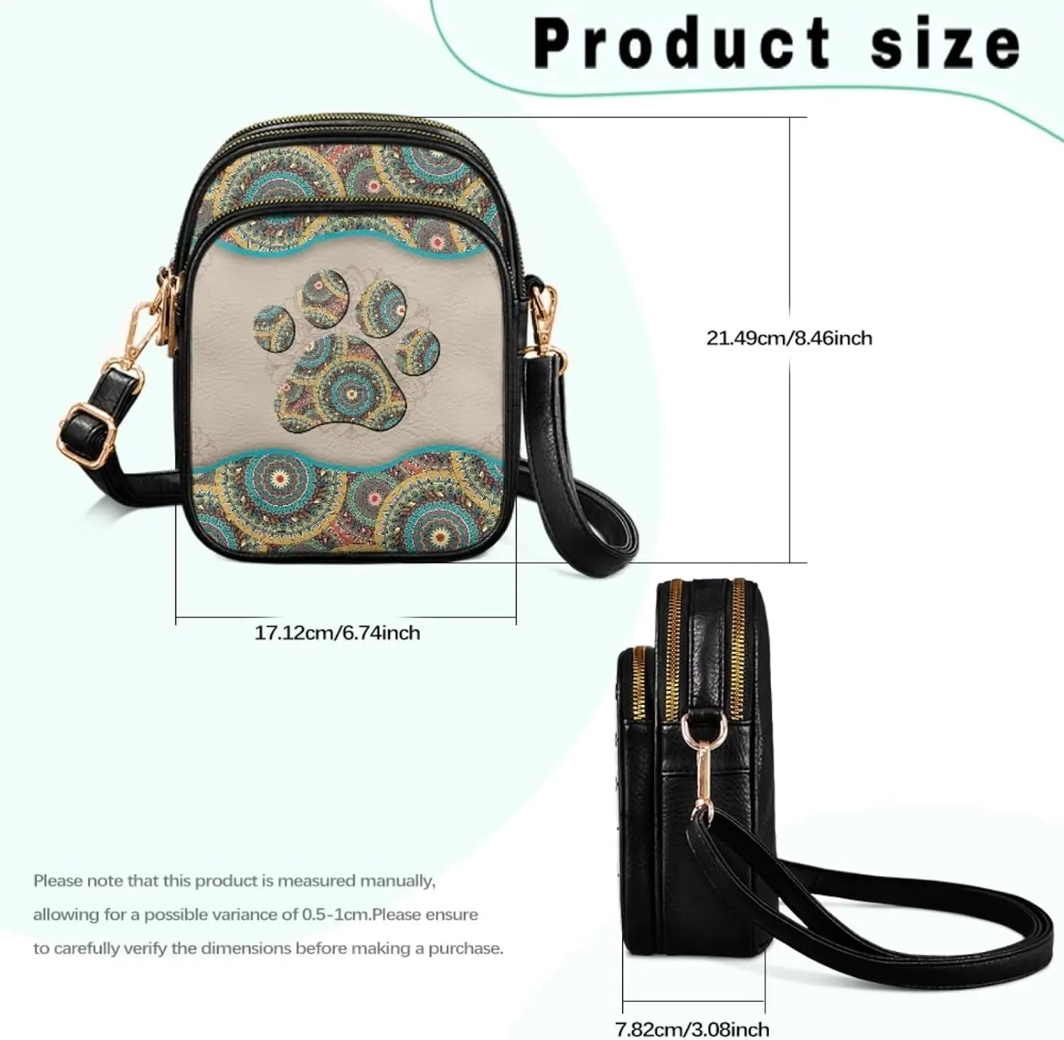 Coldinair Small Crossbody Bags Shoulder Handbag for Women Lightweight Crossbody Purses for Everyday & Travel