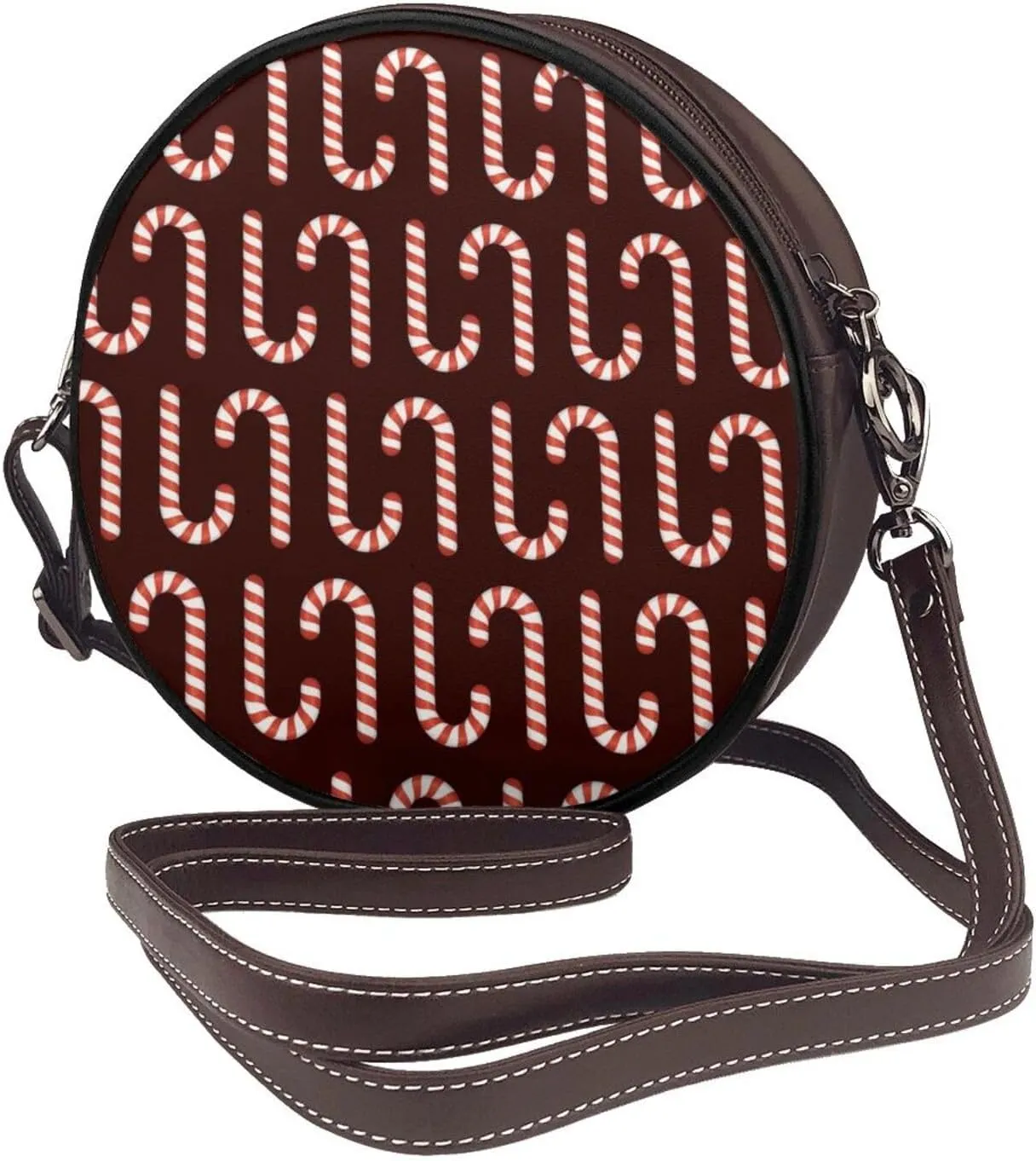Crossbody Shoulder Bags for Women Small Round Satchel Handbags Purse