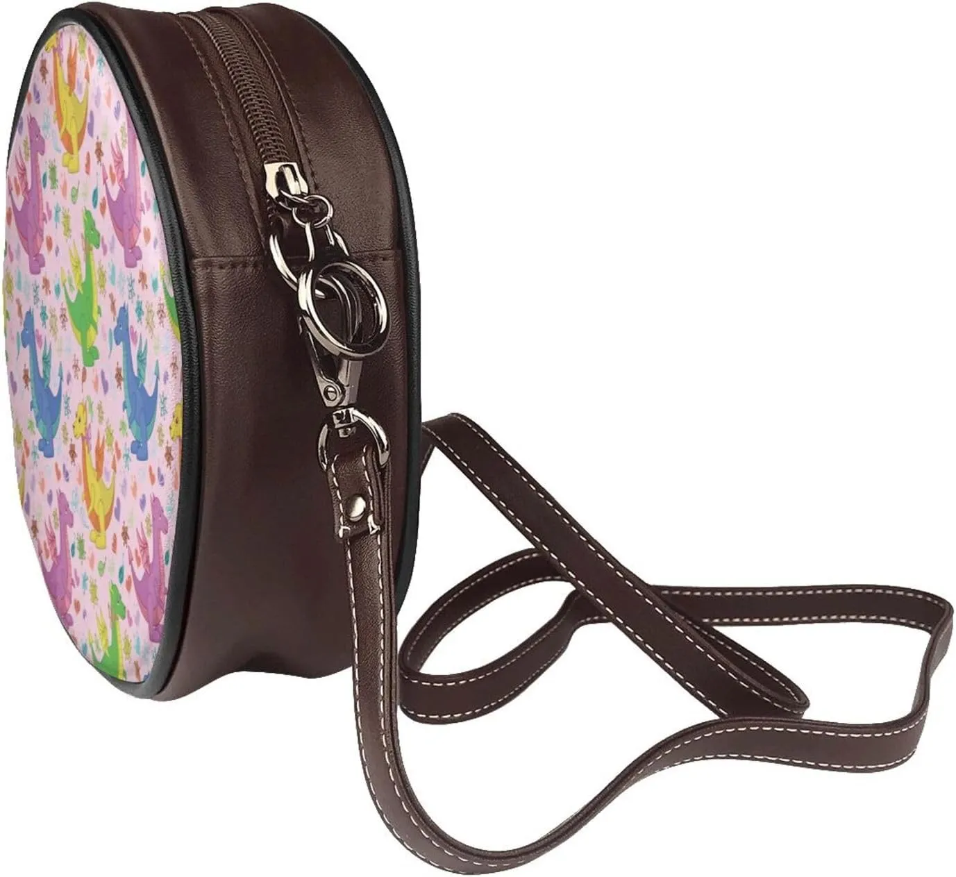 Crossbody Shoulder Bags for Women Small Round Satchel Handbags Purse