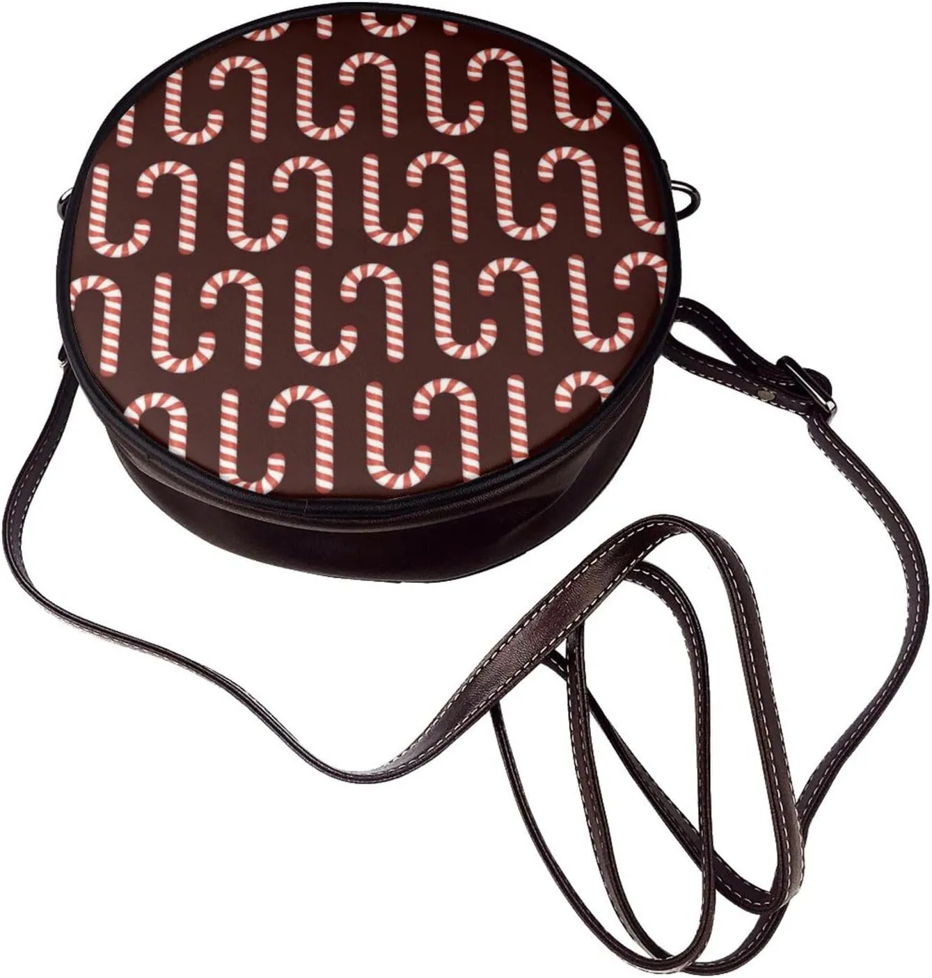 Crossbody Shoulder Bags for Women Small Round Satchel Handbags Purse