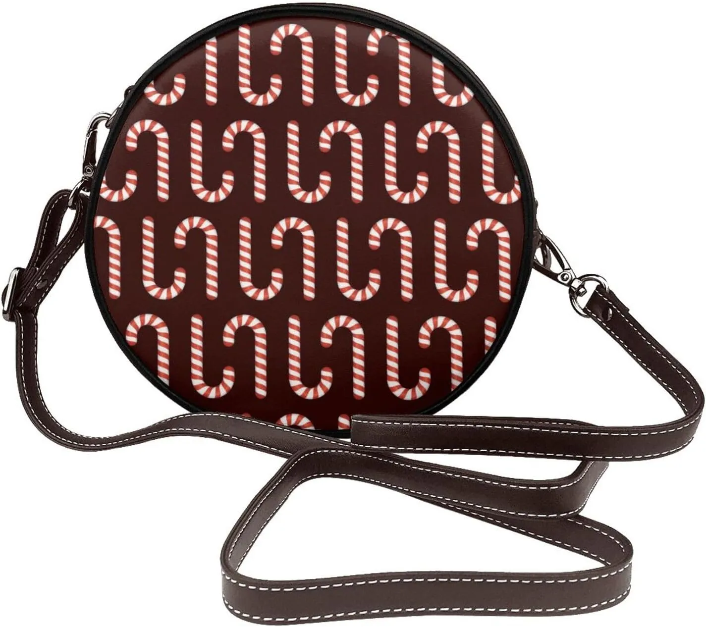 Crossbody Shoulder Bags for Women Small Round Satchel Handbags Purse