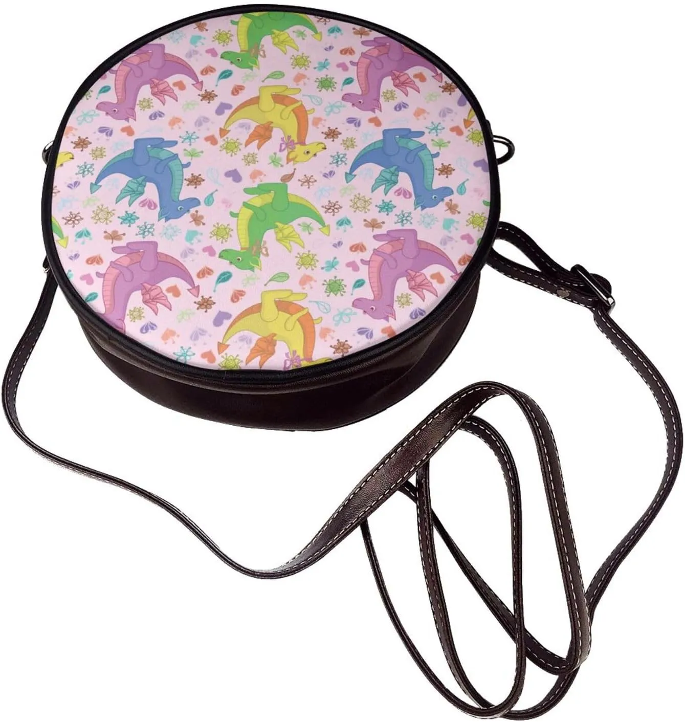 Crossbody Shoulder Bags for Women Small Round Satchel Handbags Purse