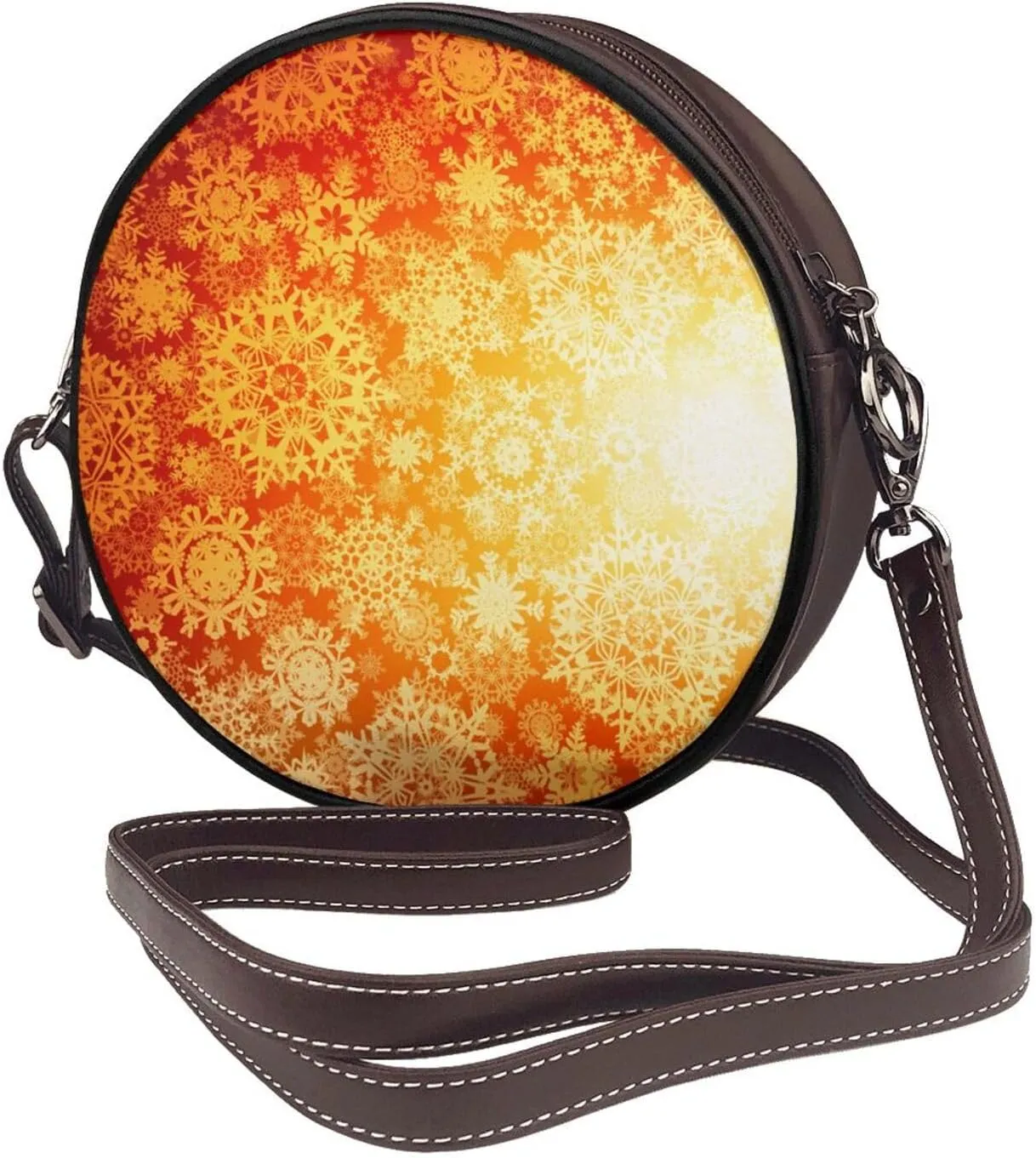 Crossbody Shoulder Bags for Women Small Round Satchel Handbags Purse