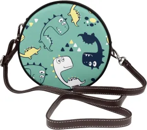 Crossbody Shoulder Bags for Women Small Round Satchel Handbags Purse