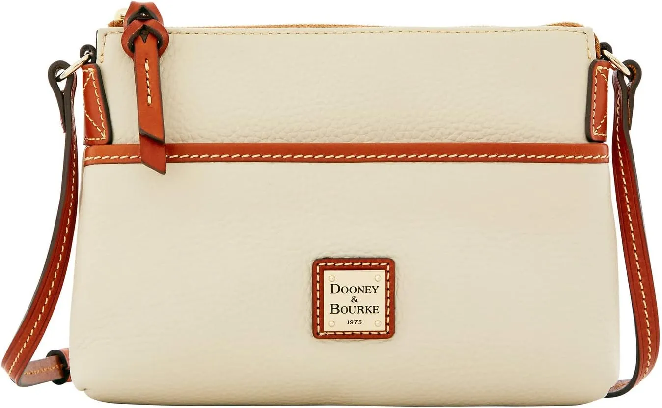 Dooney & Bourke Women's Crossbody Handbags, Pebble Grain Ginger Small Crossbody Bags for Women