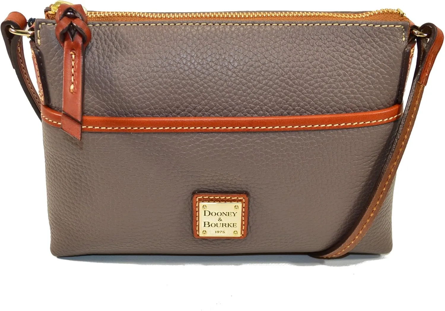 Dooney & Bourke Women's Crossbody Handbags, Pebble Grain Ginger Small Crossbody Bags for Women