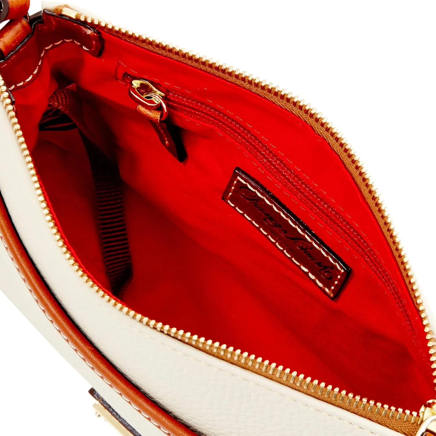 Dooney & Bourke Women's Crossbody Handbags, Pebble Grain Ginger Small Crossbody Bags for Women