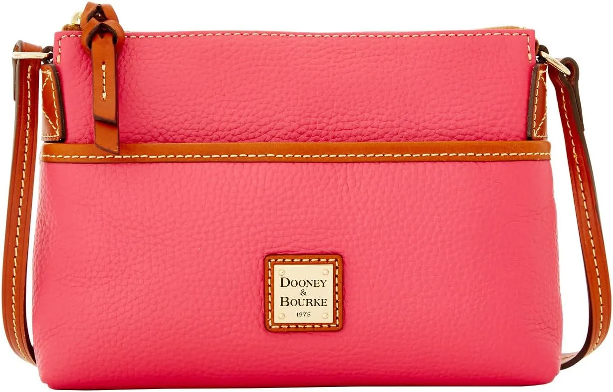 Dooney & Bourke Women's Crossbody Handbags, Pebble Grain Ginger Small Crossbody Bags for Women