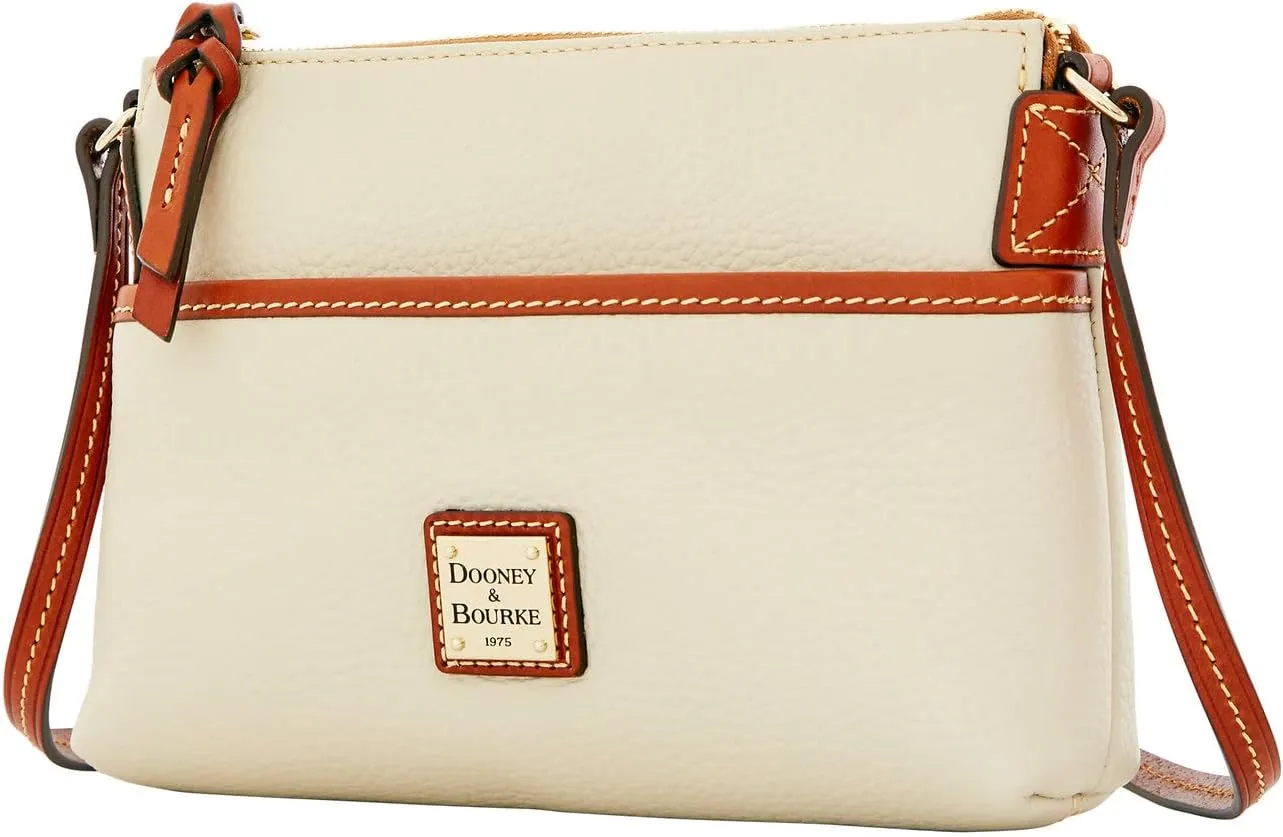 Dooney & Bourke Women's Crossbody Handbags, Pebble Grain Ginger Small Crossbody Bags for Women