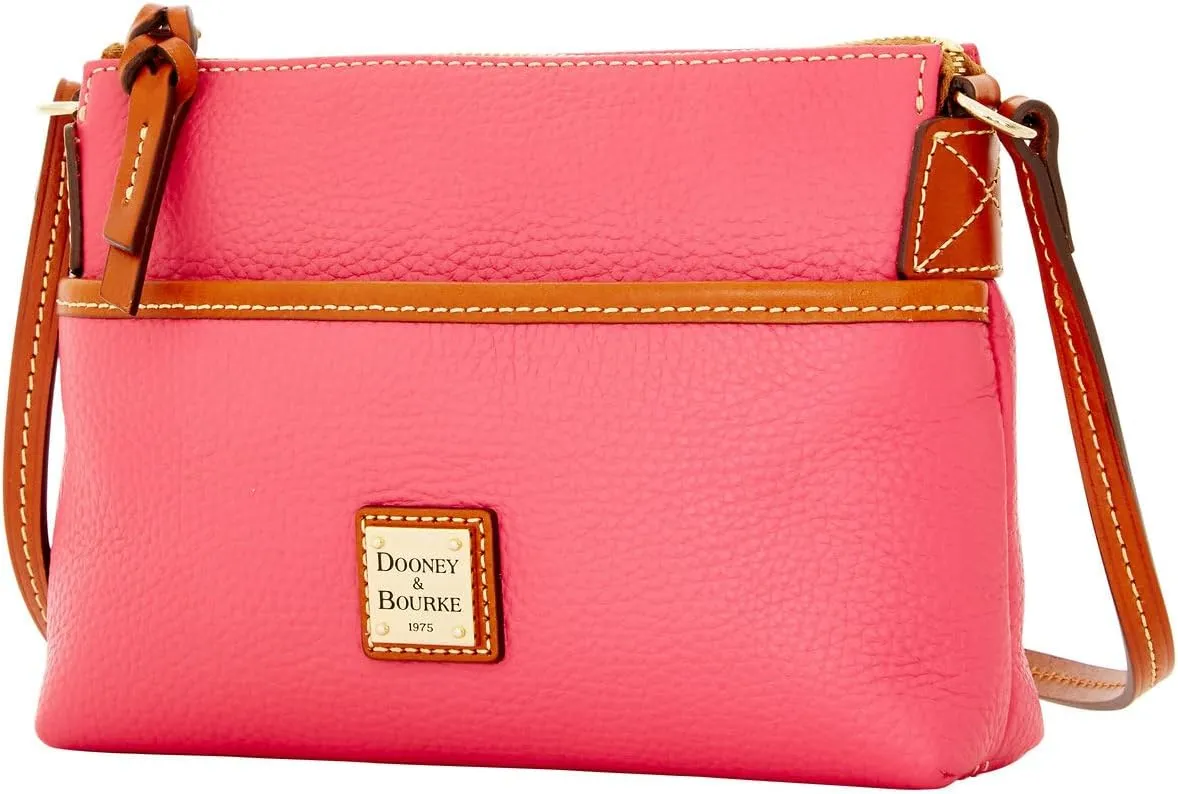 Dooney & Bourke Women's Crossbody Handbags, Pebble Grain Ginger Small Crossbody Bags for Women