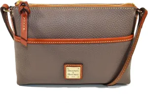 Dooney & Bourke Women's Crossbody Handbags, Pebble Grain Ginger Small Crossbody Bags for Women
