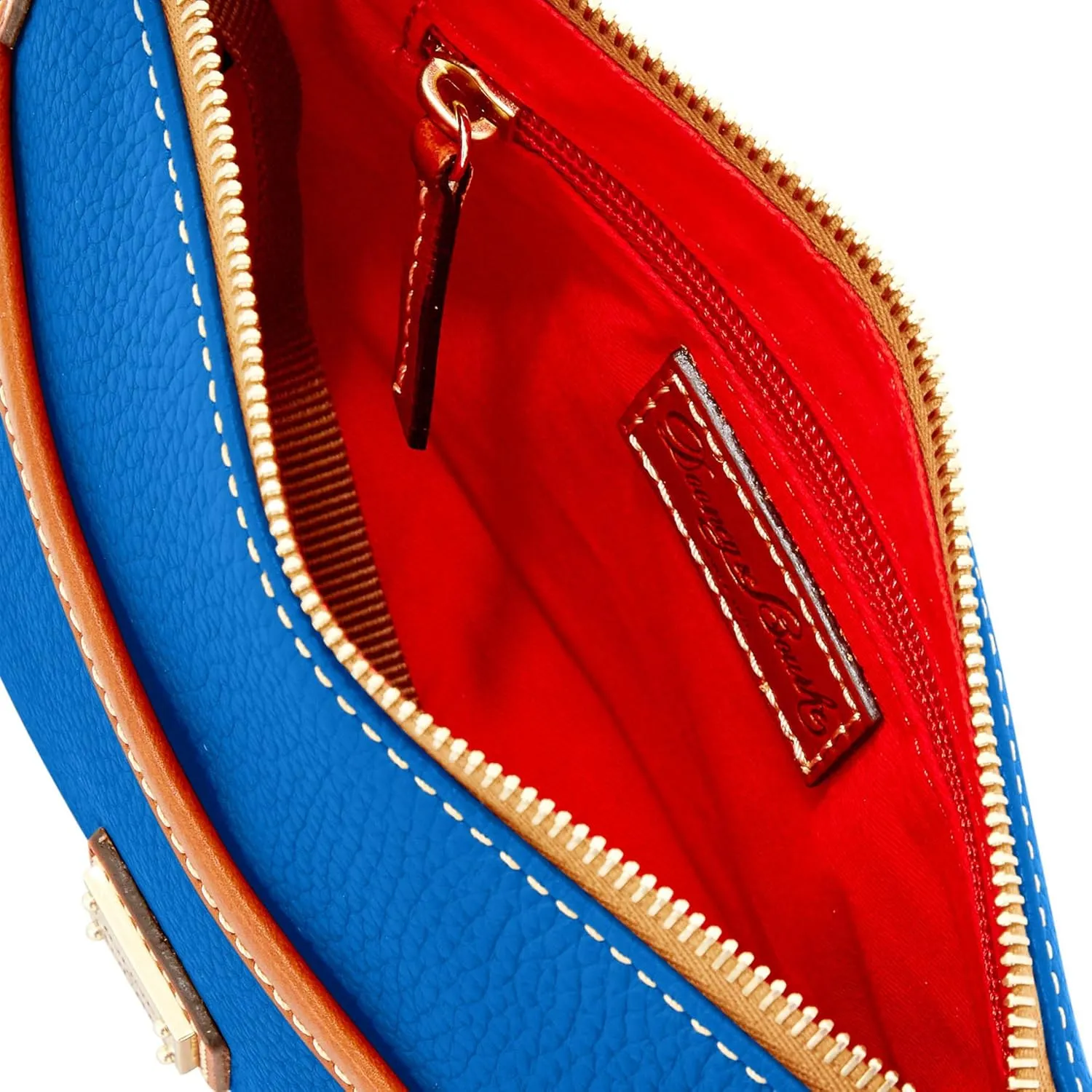 Dooney & Bourke Women's Crossbody Handbags, Pebble Grain Ginger Small Crossbody Bags for Women
