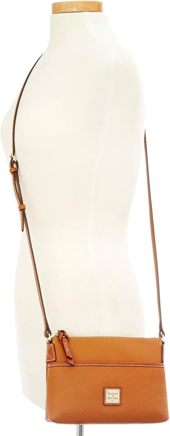 Dooney & Bourke Women's Crossbody Handbags, Pebble Grain Ginger Small Crossbody Bags for Women