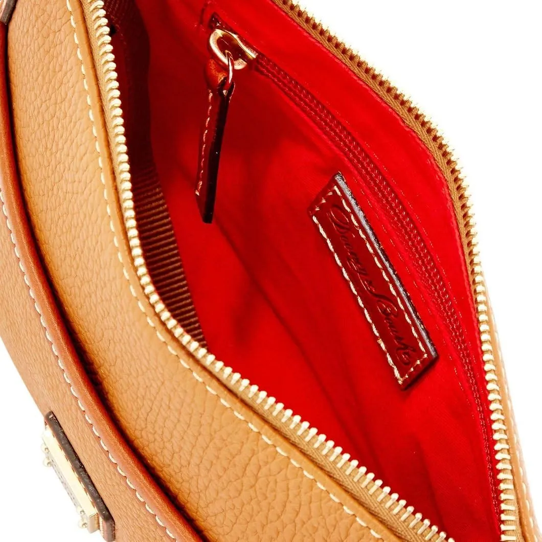 Dooney & Bourke Women's Crossbody Handbags, Pebble Grain Ginger Small Crossbody Bags for Women