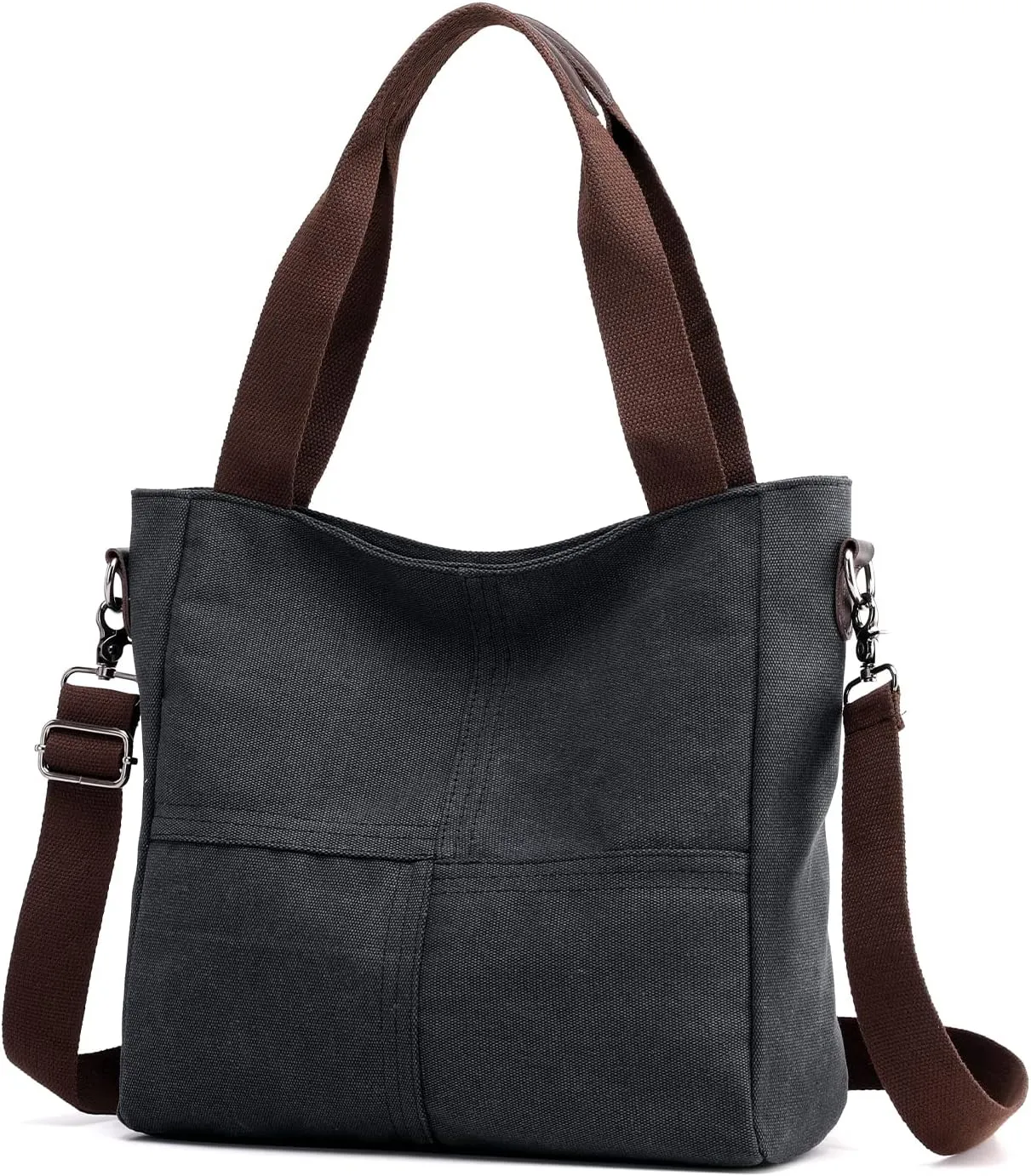 DOURR Hobo Handbags Canvas Cotton Crossbody Bags for women Casual Shoulder Tote
