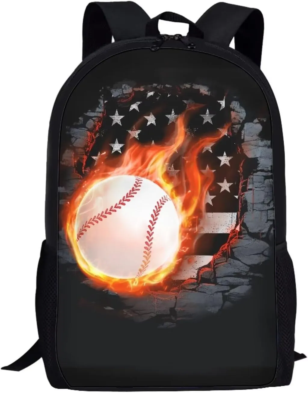 Dreaweet Baseball Backpack Youth Boys Middle School Backpack for Boys 8-12,Cool Design Backpack for School Teens Boys School Bag Student Book Bag Lightweight Shoulder Bag