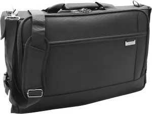 Dress Garment Suit Carrier Bag Soft Business Travel Carry on Luggage New York, Black, L, Travel Garment Bag